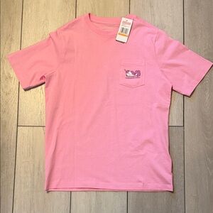 Vineyard Vines Girls Pink Short Sleeve Unicorn Tee Size Small 8-10